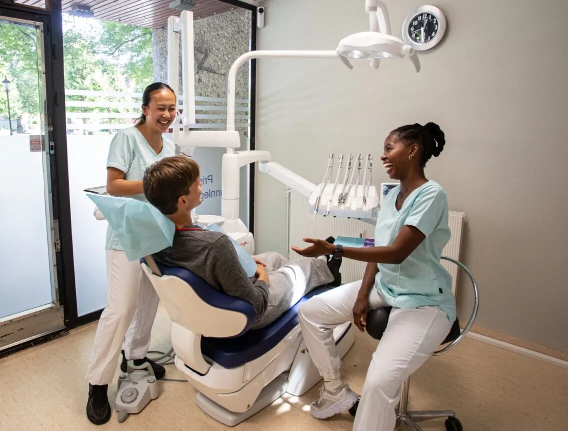 Resepsjon hos Prima Tannklinikk i Fredrikstad