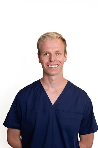Tannlege Sondre Alvheim ved Prima Tannklinikk